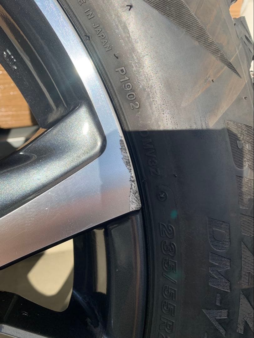 ブリヂストン スタッドレスタイヤ 20インチ ホイールセット　レクサスRX純正