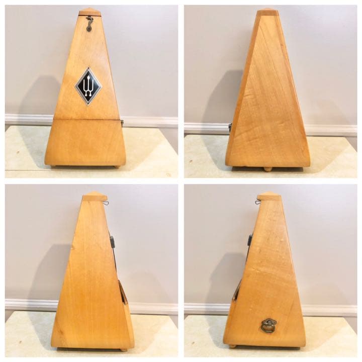 メトロノーム　木製　ドイツ製　ウィットナー　レトロ　アンティーク　コレクション