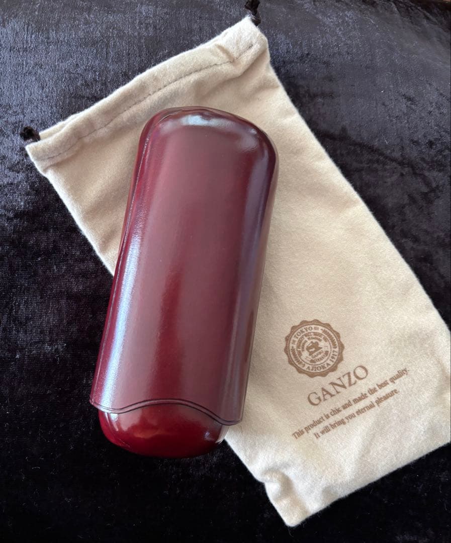 GANZO MAESTOR2(マエストロ2)メガネケース　ワイン