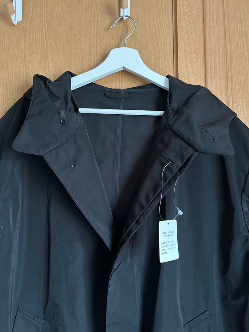 未使用品 MBハイエンドレインコートwithバッグ ブラック ソロテックス