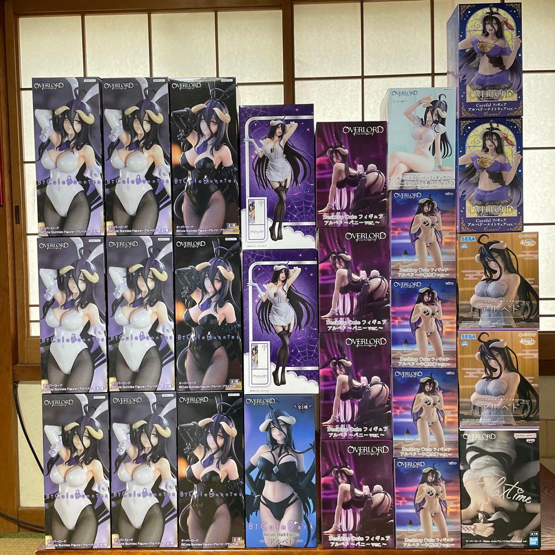 プライズフィギュアまとめ売り　オーバーロード アルベド① 新品未開封品26点