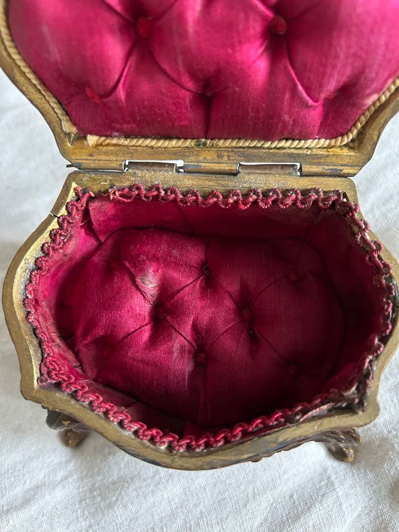 フランスアンティーク　ジュエリーケース