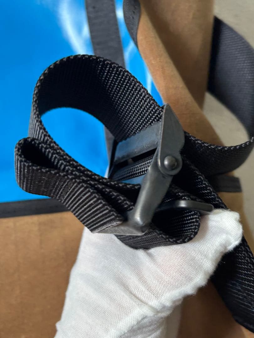 シュタク　shtak　ブルーラグメッセンジャーバッグ