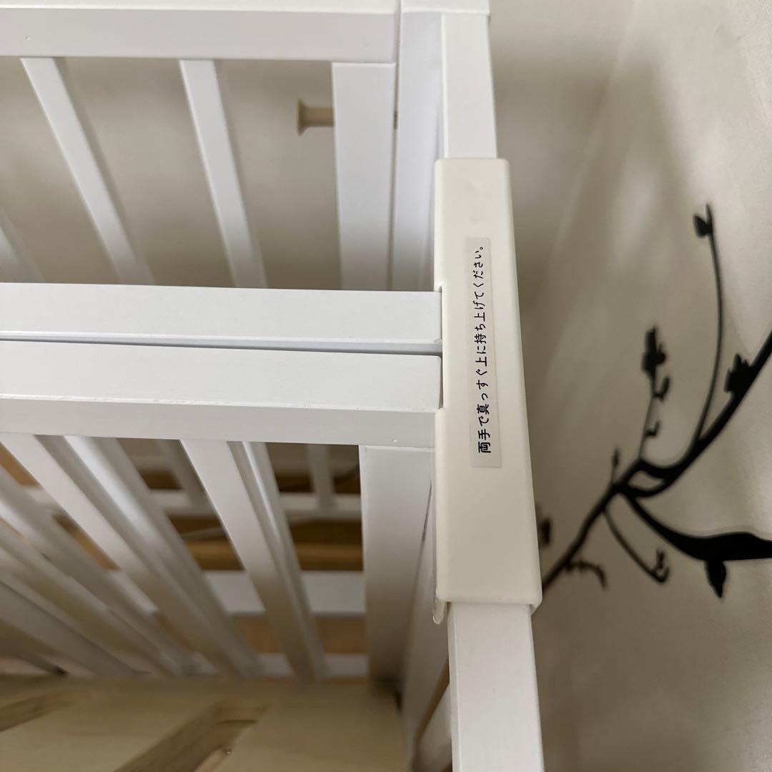 大和屋　パタン2 折りたたみミニベビーベッド　60×90