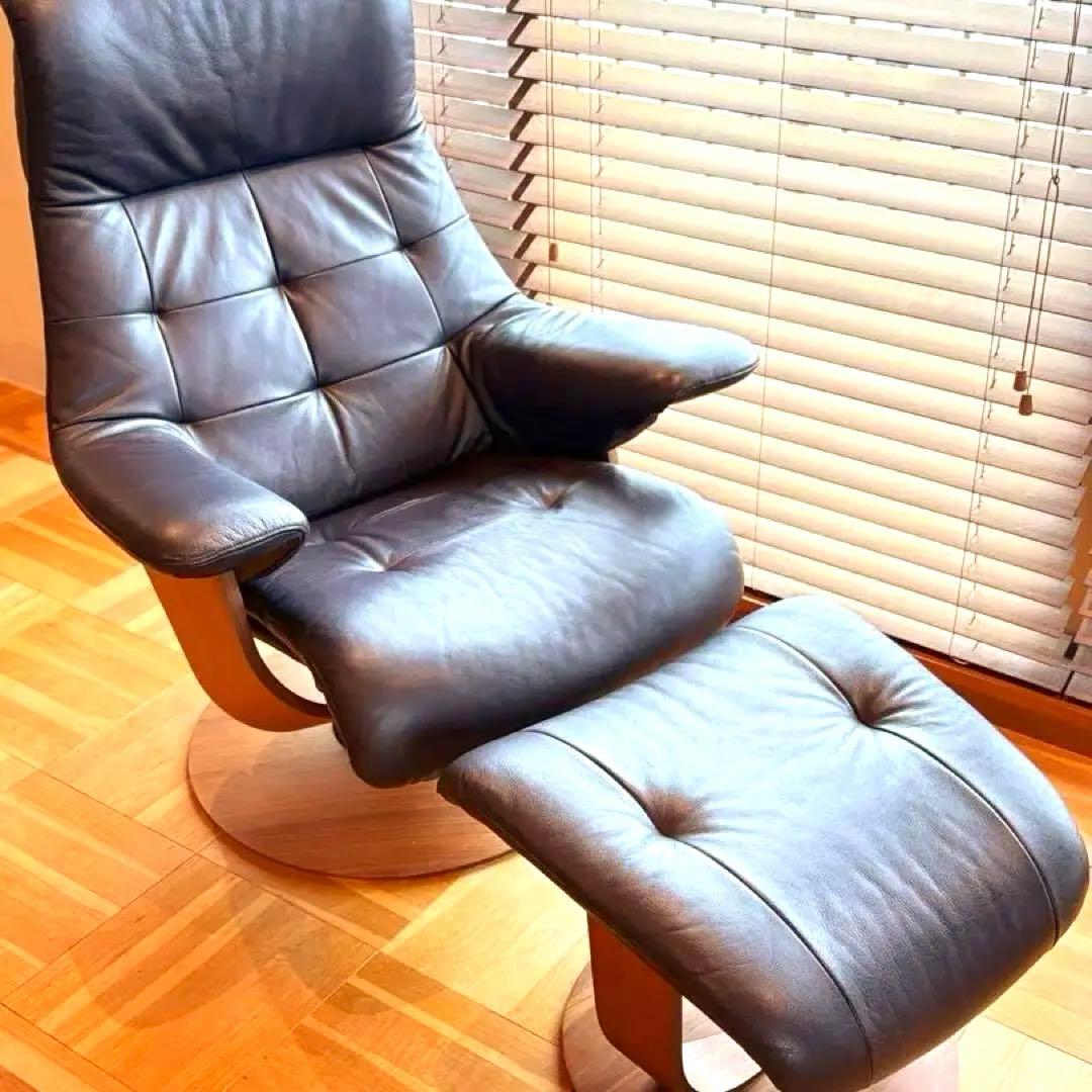 カリモク ザ•ファースト オットマン RU72 程度良好 本体との同時購入のみ