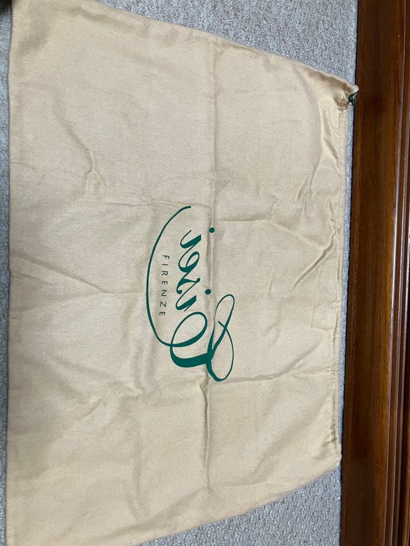 Cisei ブラックレザー ビジネスバッグ