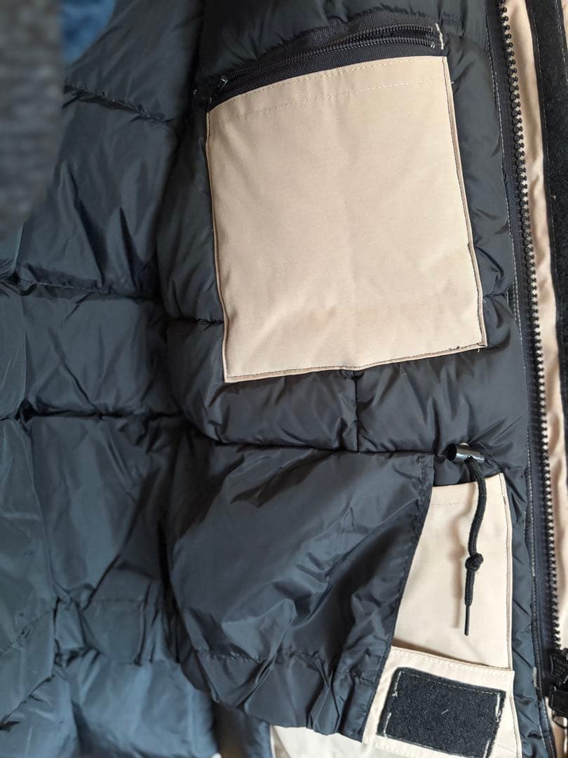   ダウンジャケット M/M ベージュ