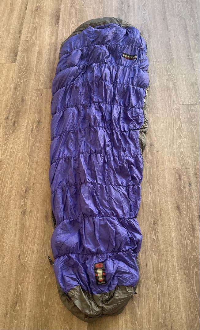 mont-bell 最高グレード#0ダウンシュラフ(保管袋付き)】