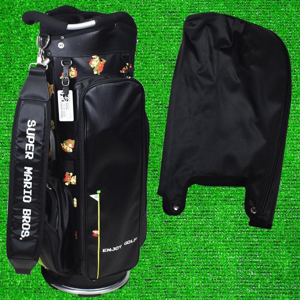 スーパーマリオブラザーズ ゴルフ キャディバッグ 美品！