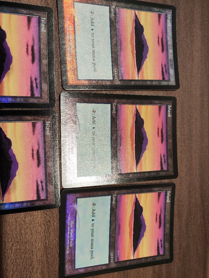 【Foil】《島/》[アリーナ] 5枚セット mtg