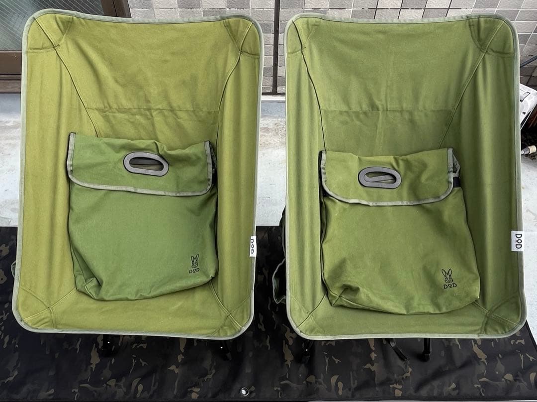 DoD スゴイッス　カーキ　2脚セット　①