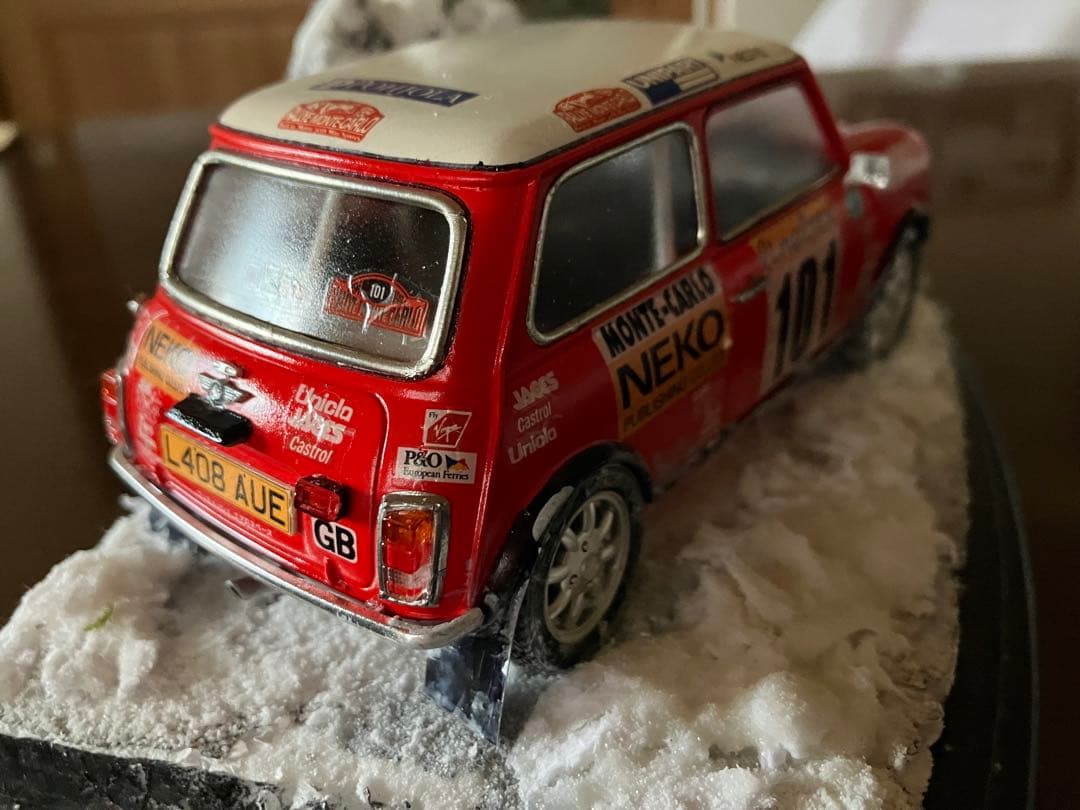 MiniCooper1/24フジミ1.3iモンテカルロ1994 ジオラマケース付