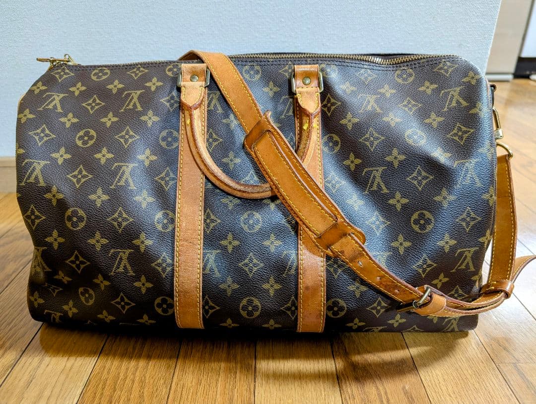Louis Vuitton ボストンバッグ　キーポル　中型　バンドリエール