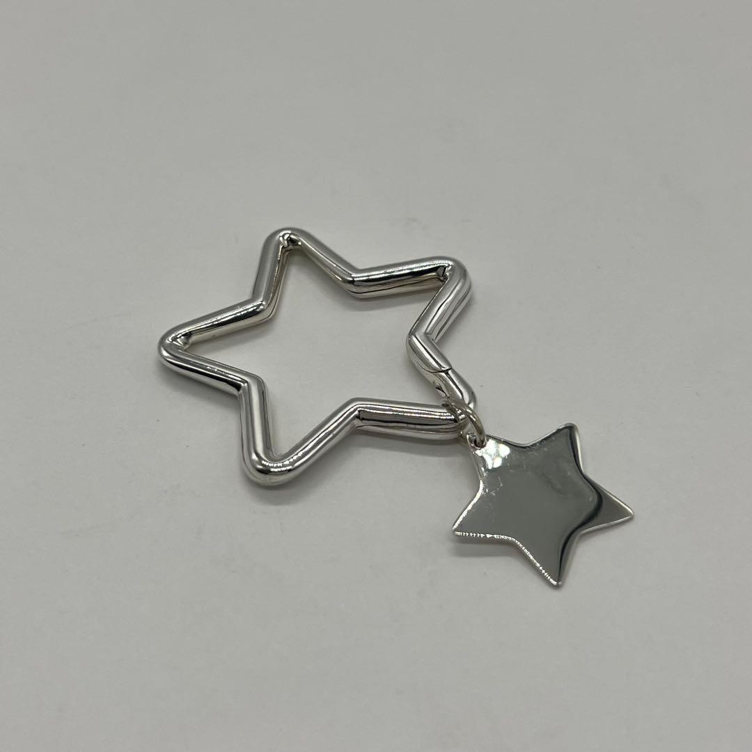 ティファニー TIFFANY スター キーリング キーホルダー 希少 SV925