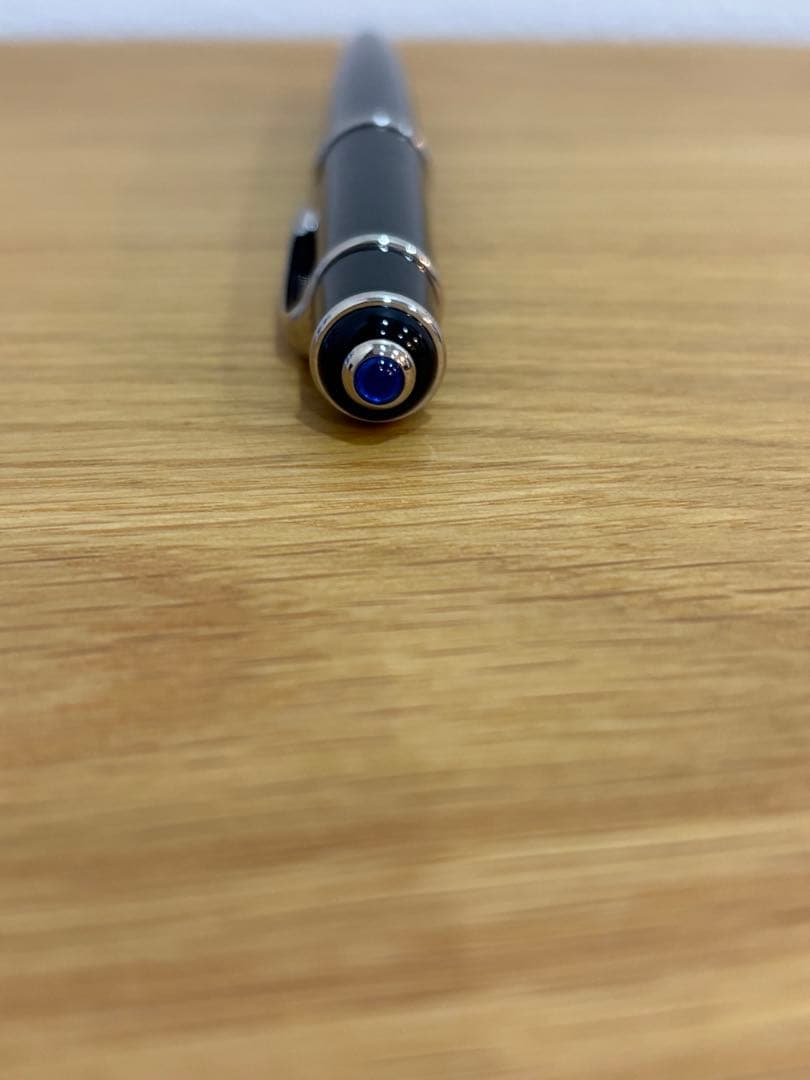 イニシャル刻印あり　カルティエ　ブルーサファイアボールペン