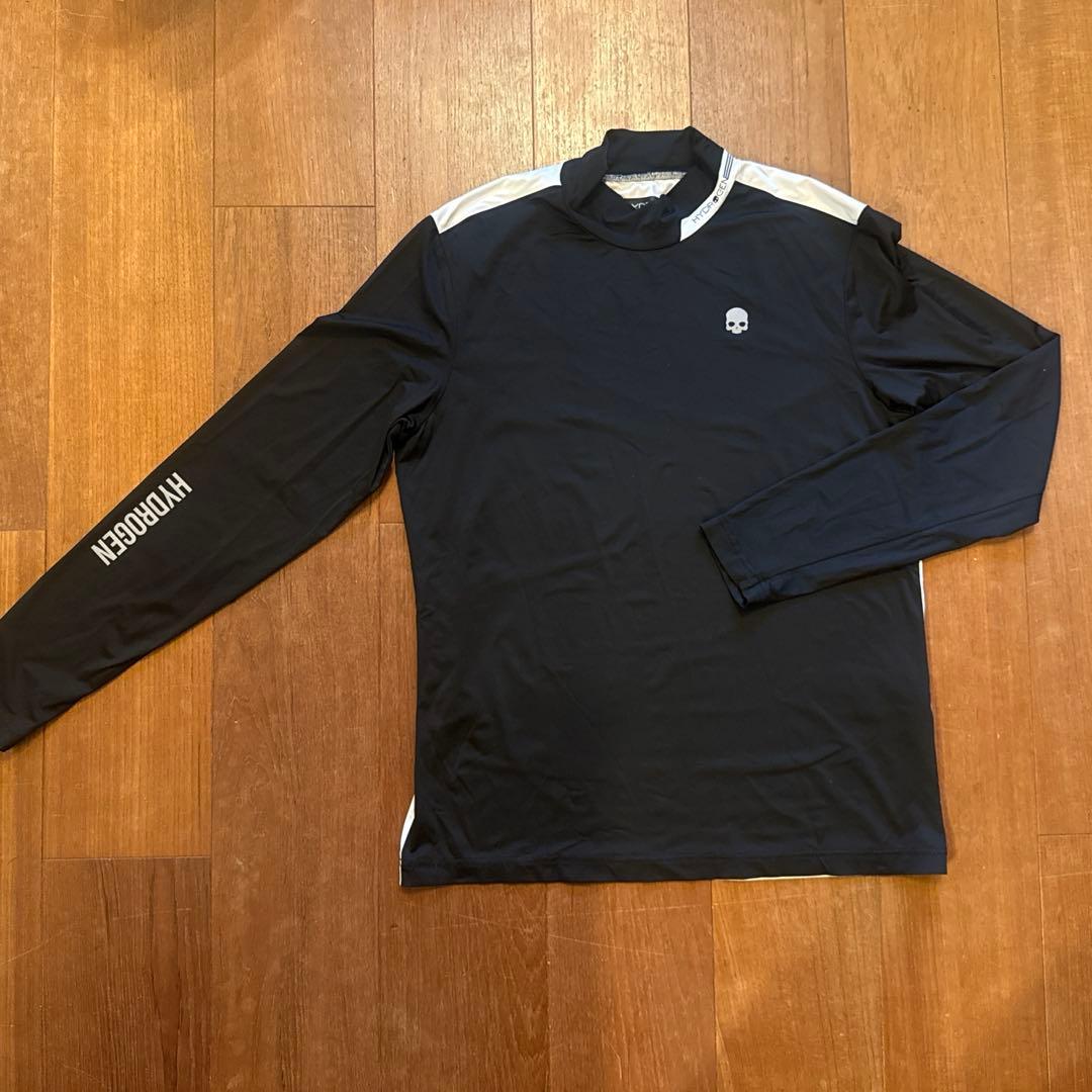 HYDROGENハイネック長袖シャツ