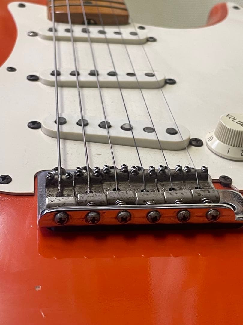 American vintageストラトキャスター/fiesta red 最終