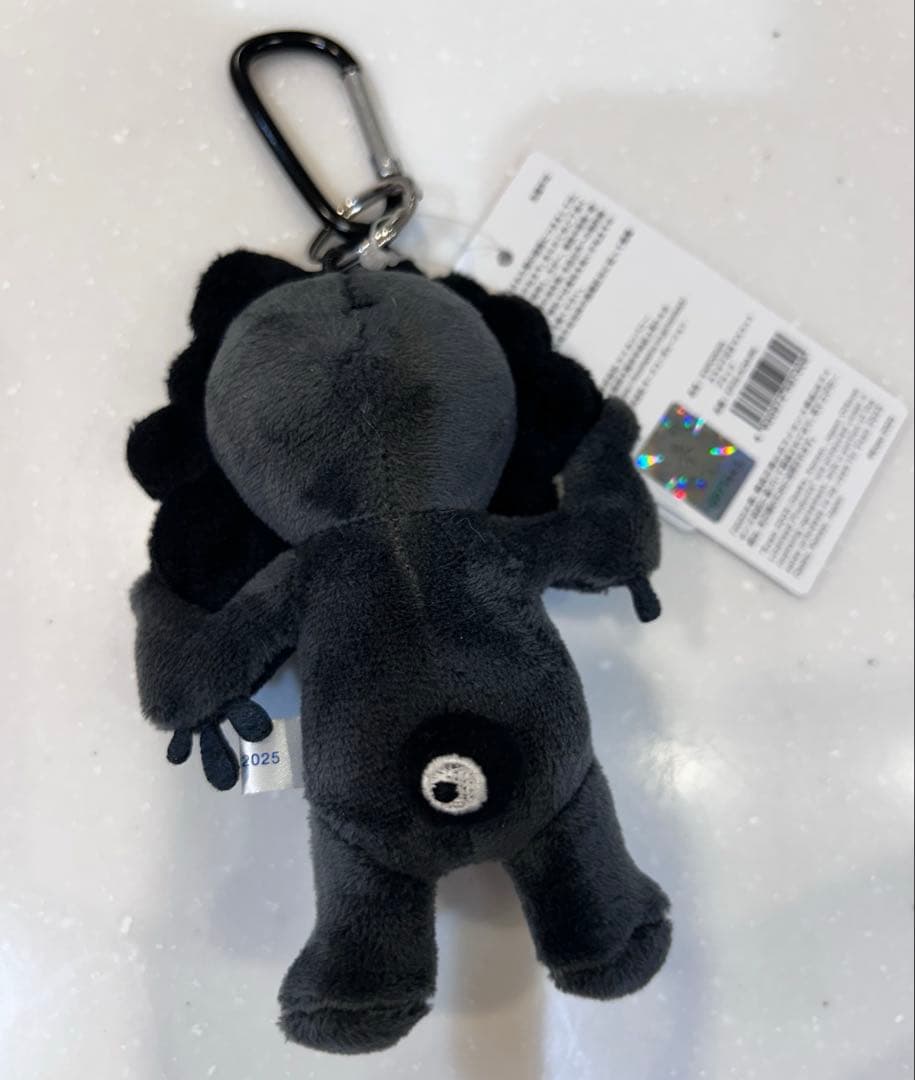 大阪万博　黒ミャクミャクカラビナ付マスコット　ブラック　立ちバージョン