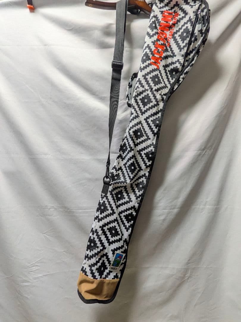 レアJack Bunny！！クラブケース ブラック 総柄 軽量 MEIコラボ