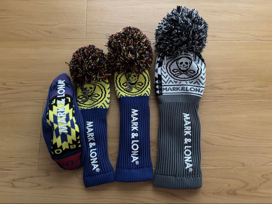 マークアンドロナ　キャディバッグ　ヘッドカバーセット