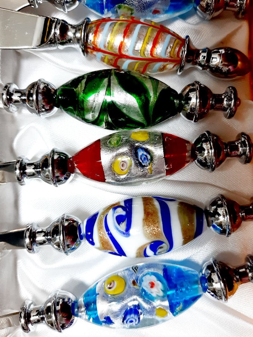 １２本セット　新品　クリスマス　キラキラ　ぷっくり イタリアベネチアンガラス調