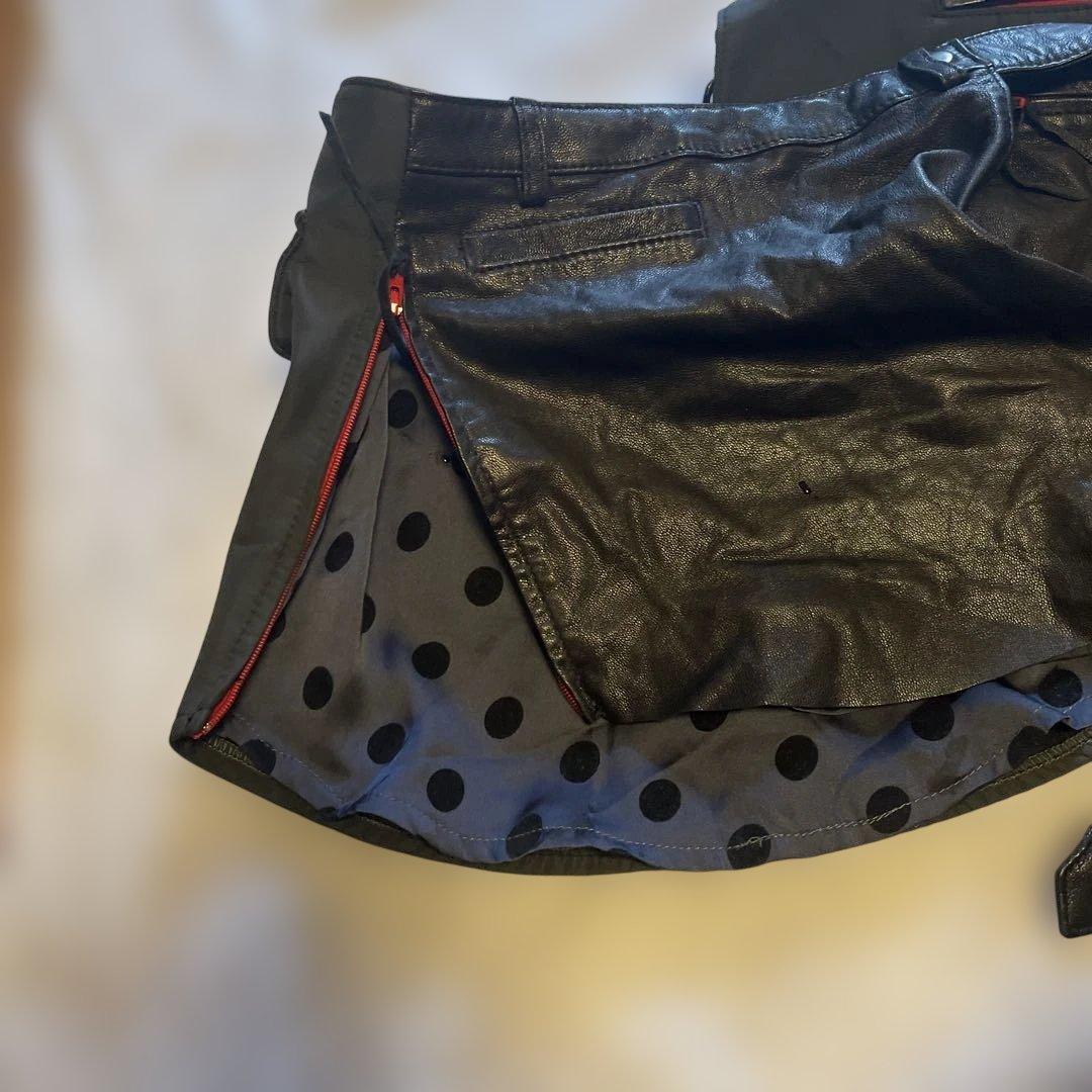 ヴィヴィアンタム羊革 ラップスカートウエストポーチ