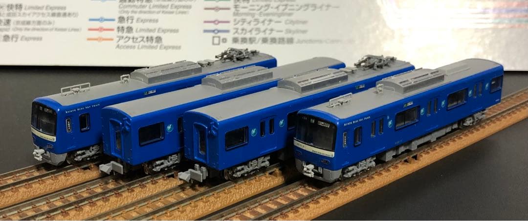 管理番号1627 京急 新600形 Nゲージ 塗装済キット 素人組立品4両