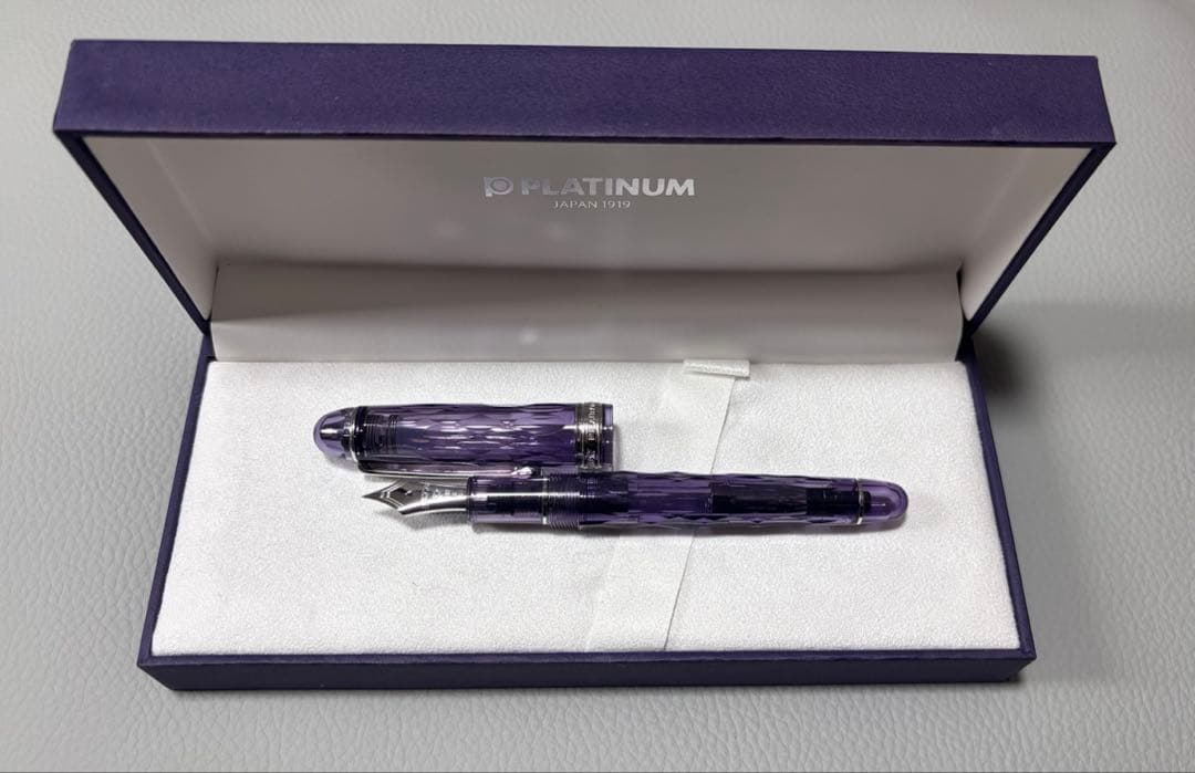 プラチナ万年筆 #3776 センチュリー 紫雲