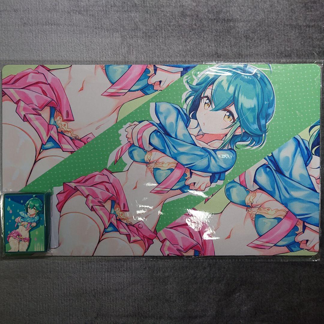 α1 遊戯王 制服&ずぶ濡れ リン スリーブ&プレイマット