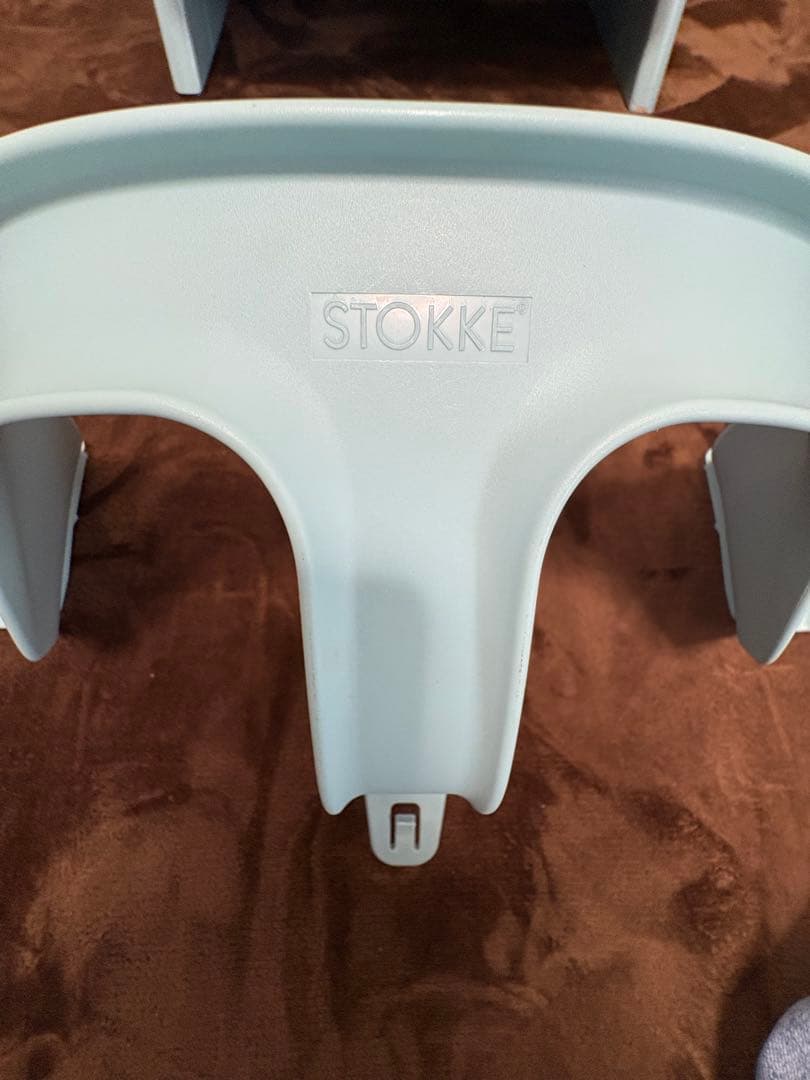 STOKKE トリップトラップ　シリアル6 アクアブルー　ベビーセット付き