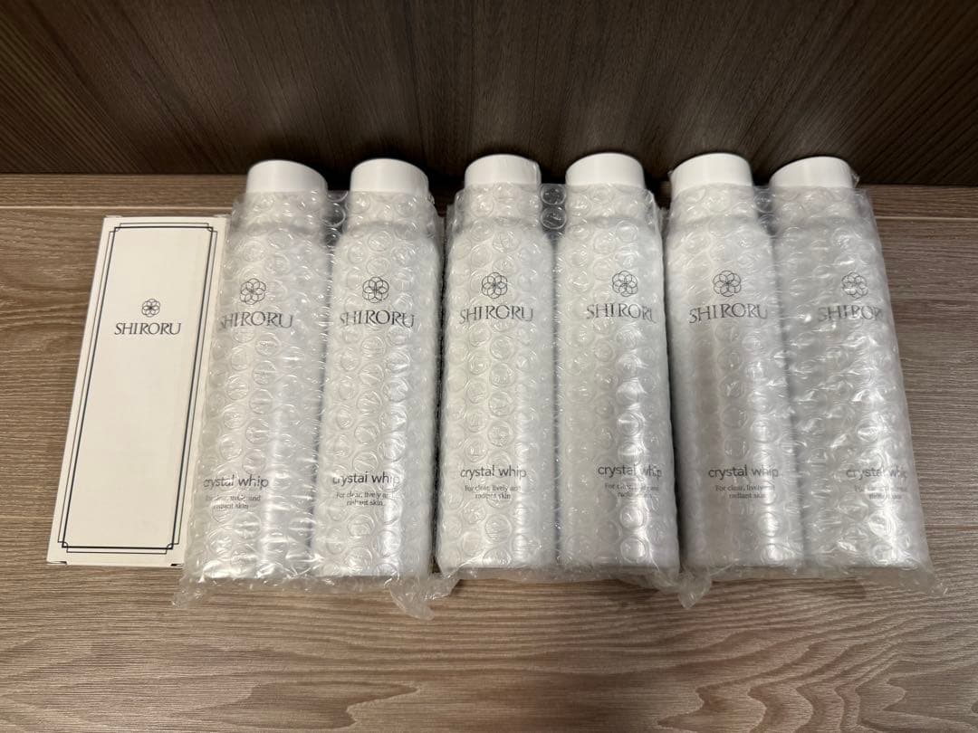 オマケつき｜SHIRORU クリスタルホイップ 洗顔料 6本セット 新品未使用
