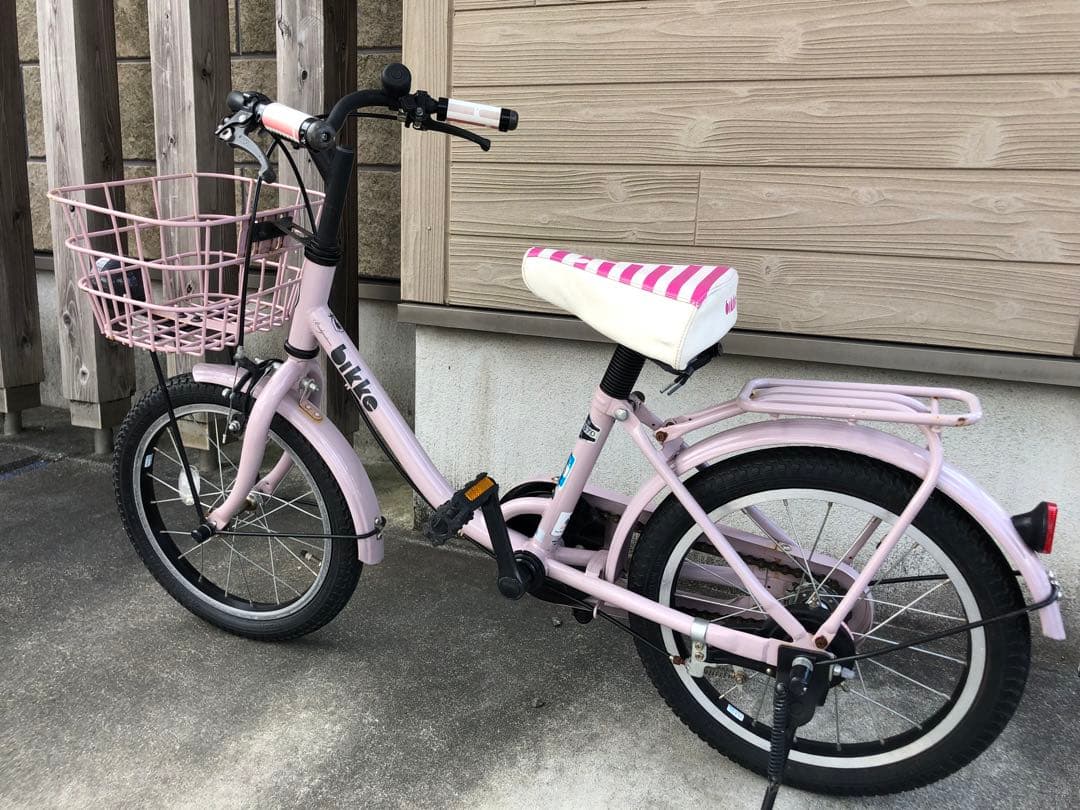 【直接渡し】ブリヂストン bikke 幼児用自転車 ピンク　16インチ