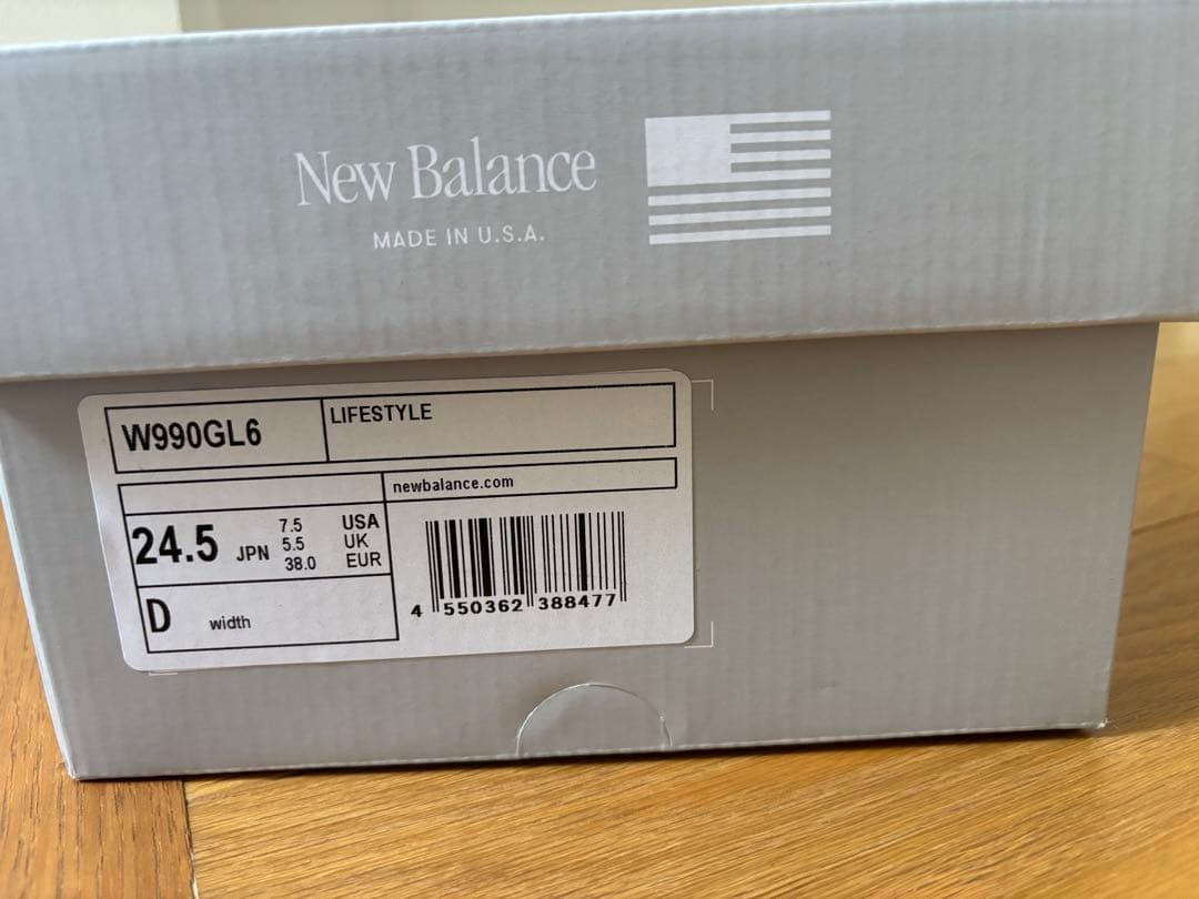New Balance W990GL6 レディース　24.5cm