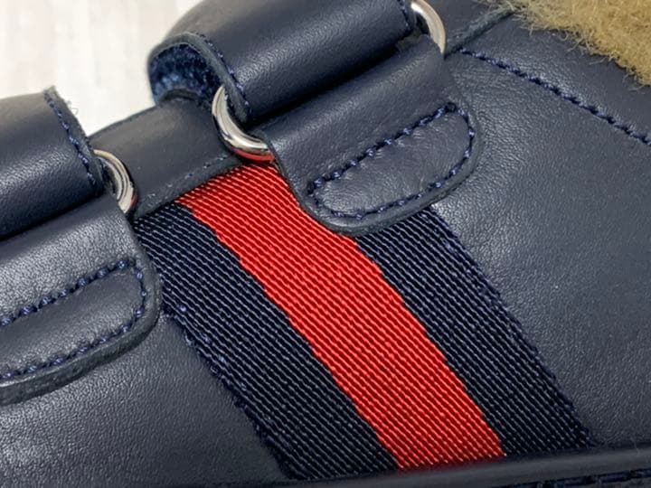 GUCCI エース　スニーカー　ファー付　チルドレンズ
