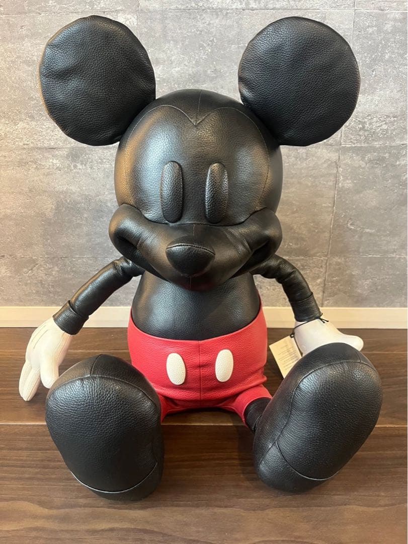 限定品 ディズニー COACH レザードール ミッキーマウス