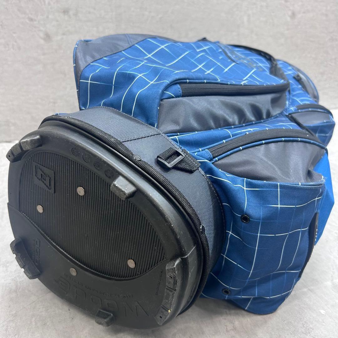 OGIO ゴルフ　キャディバッグ　ブルー　格子模様　オジオ　カード式　9.5型