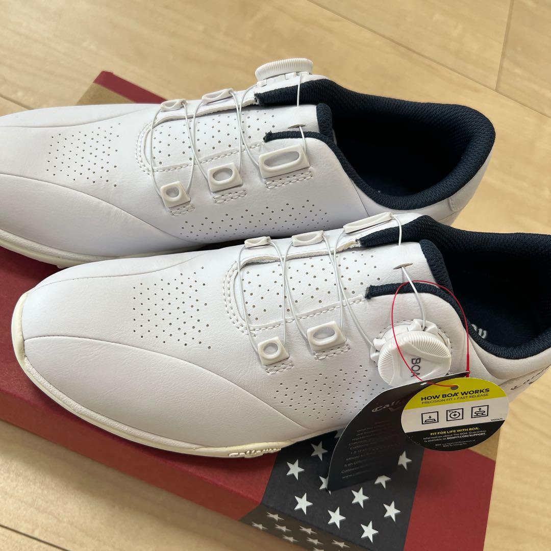 【完全新品未使用】Callaway ゴルフシューズ ホワイト 24.0cm