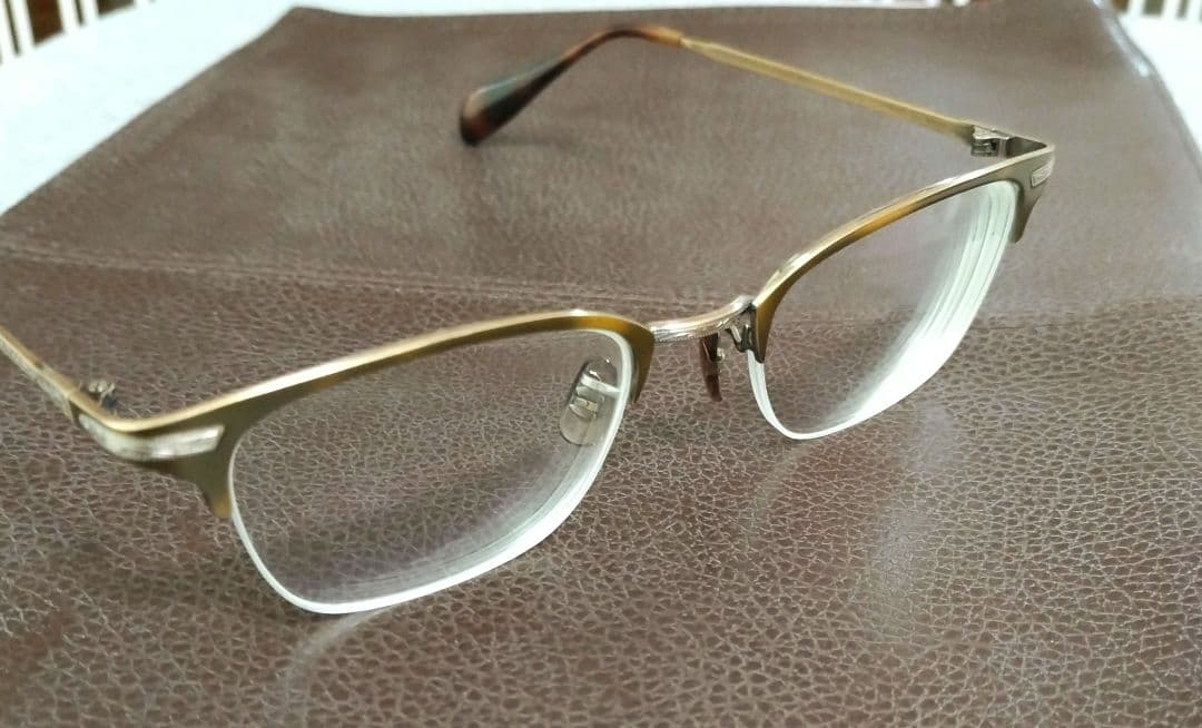 オリバーピープル メタルフレーム オーバルレンズ メガネ