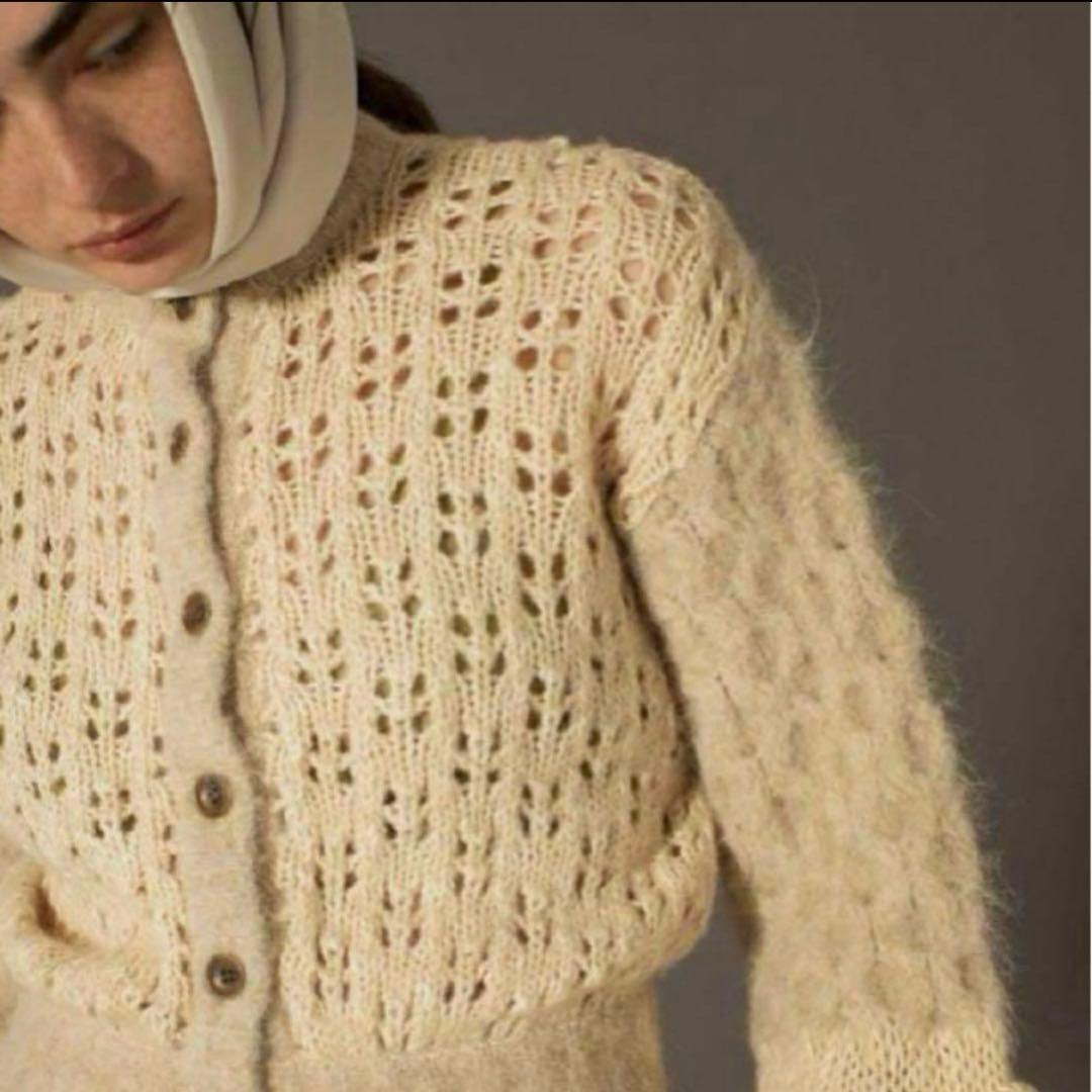 leinwande Mama's Patchwork Cardigan モヘヤ