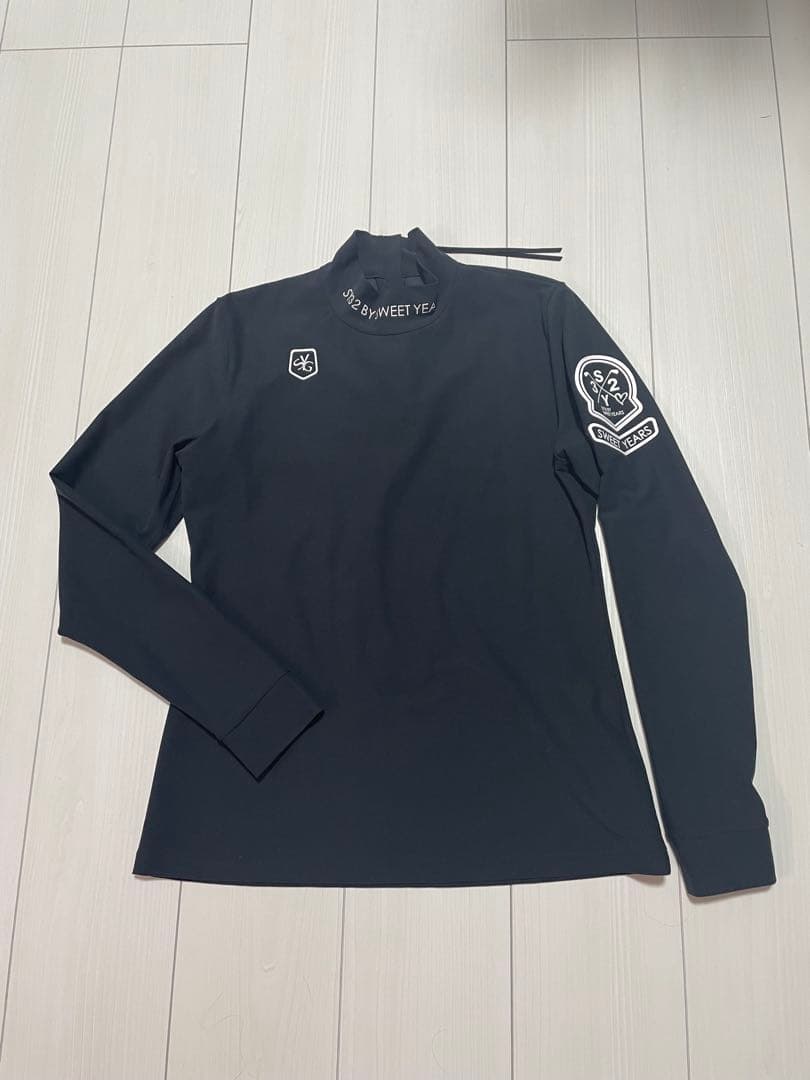 SWEET YEARS 32モックネック長袖L レディースゴルフウェア