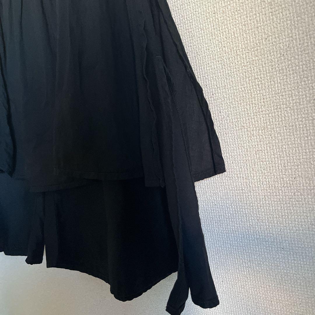 KAPITAL キャピタル　スカート風パンツ　ブラック　サイズ1 フリルパンツ