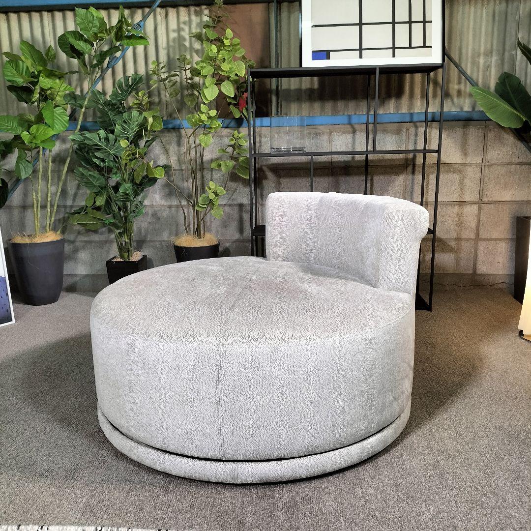 大*0様 回転 ソファ 直径100cm モデルルーム展示品(355)