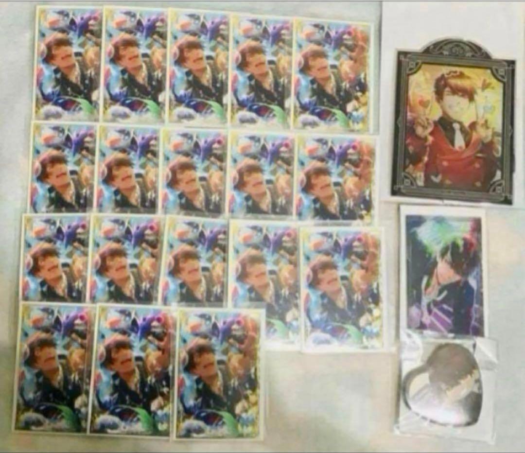 おべいみー　ディアボロ　チェキ18枚　アクスタ　アクリルカード　ハート缶バッジ