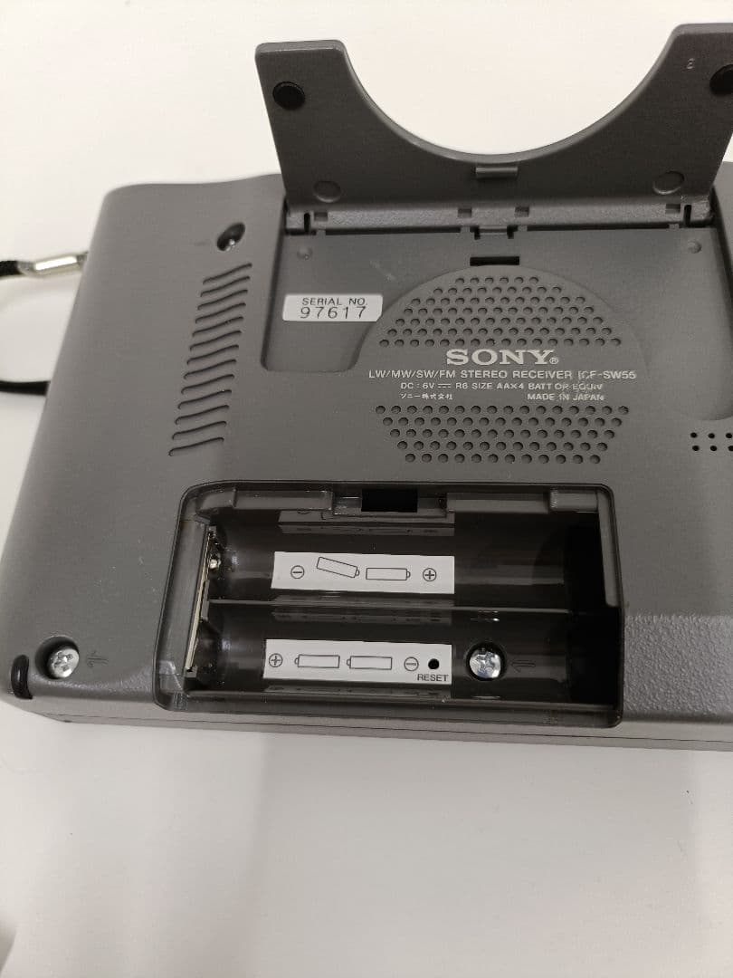 SONY ICF-SW55 高性能ポータブルレシーバー　短波ラジオ　動作確認済み