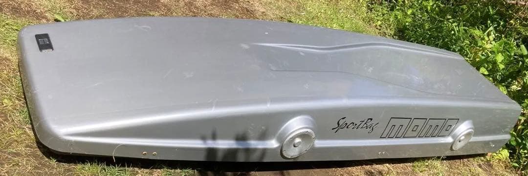 引取限定　momo SportBag シルバー　モモ　ルーフ　キャリア　ボックス