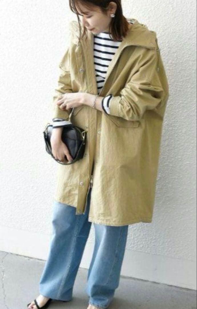 SHIPS any〈洗濯機可能〉オーバー フーディ ブルゾン コート