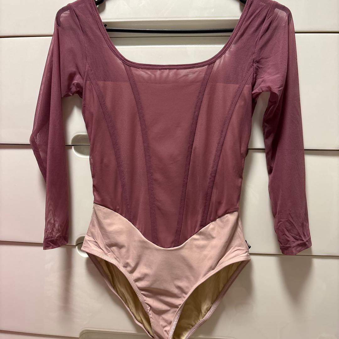 bodiel/XS/パープル 長袖 レオタード