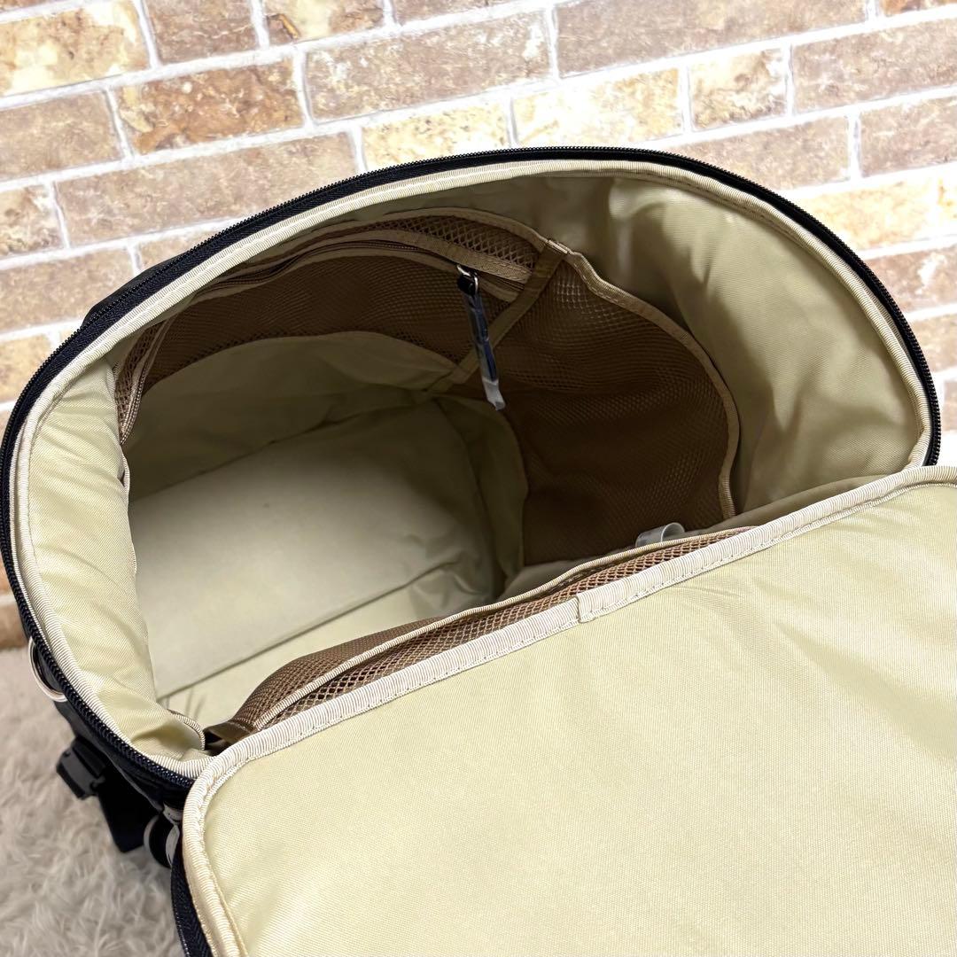 【未使用】 SWANY スワニー キャリーバッグ 4輪 レオパード 座面付き