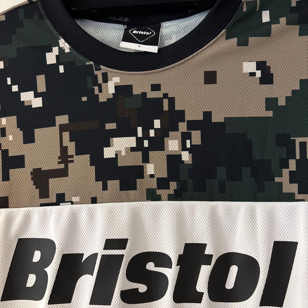 F.C.R.B. 長袖TシャツL ポリエステル カモフラFCRB-192034