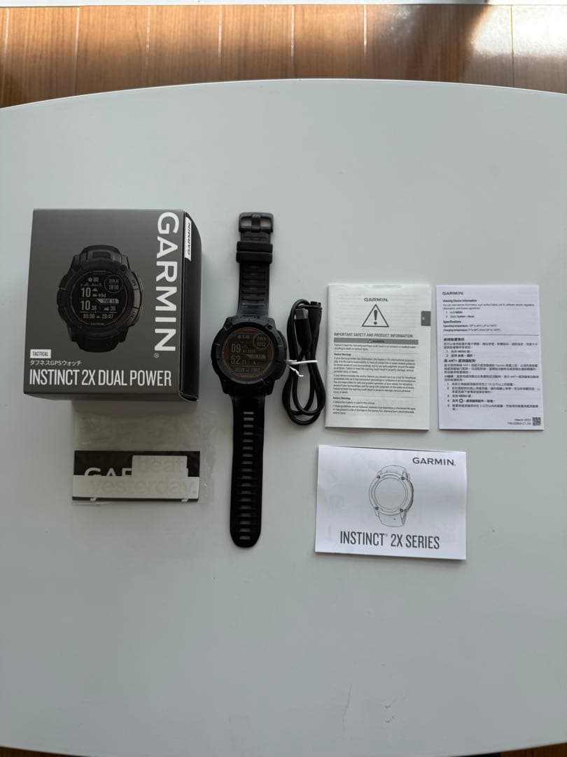 ラウンド用品・アクセサリー Garmin Instinct 2X Dual Power TACTICAL